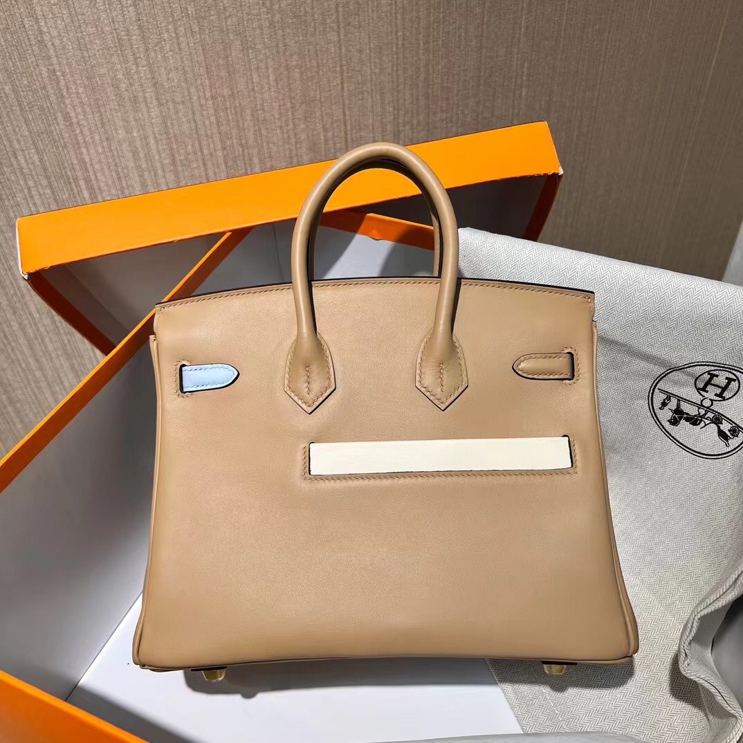 Hermes Birkin 30CM Swift Leather Handbag Brown 